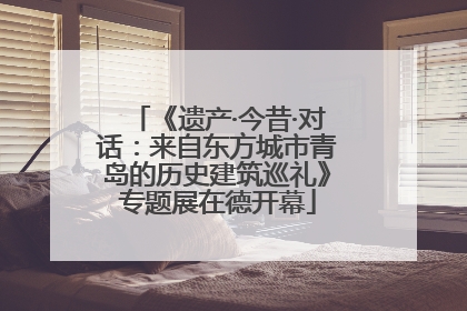 《遗产·今昔·对话：来自东方城市青岛的历史建筑巡礼》专题展在德开幕