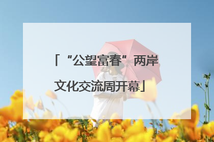 “公望富春”两岸文化交流周开幕