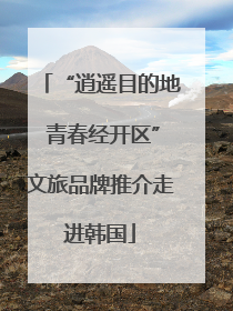 “逍遥目的地 青春经开区”文旅品牌推介走进韩国