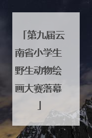 第九届云南省小学生野生动物绘画大赛落幕