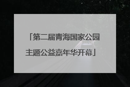 第二届青海国家公园主题公益嘉年华开幕