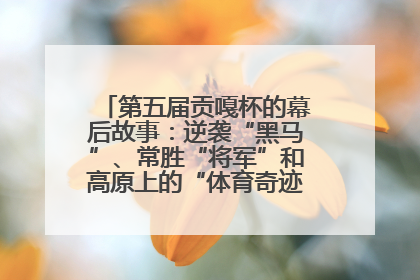 第五届贡嘎杯的幕后故事：逆袭“黑马”、常胜“将军”和高原上的“体育奇迹”丨微纪录