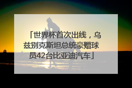 世界杯首次出线，乌兹别克斯坦总统豪赠球员42台比亚迪汽车