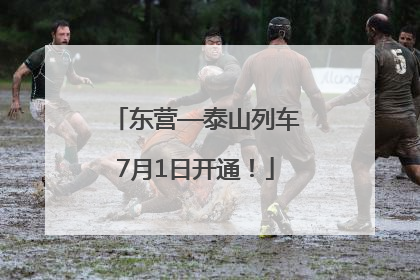 东营—泰山列车7月1日开通！