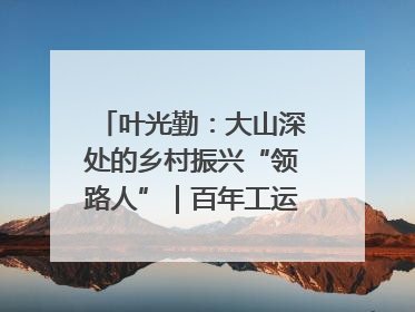 叶光勤：大山深处的乡村振兴“领路人”｜百年工运·劳模说
