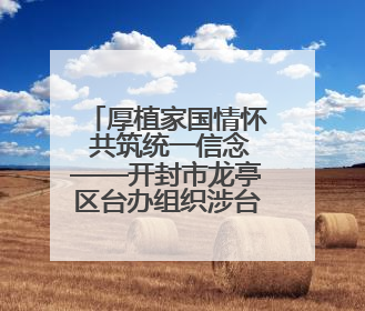 厚植家国情怀 共筑统一信念——开封市龙亭区台办组织涉台宣传教育进校园活动