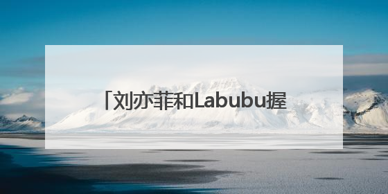 刘亦菲和Labubu握手，现场观众一片尖叫