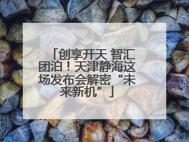 创享开天 智汇团泊！天津静海这场发布会解密“未来新机”