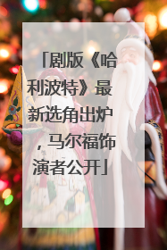 剧版《哈利波特》最新选角出炉，马尔福饰演者公开