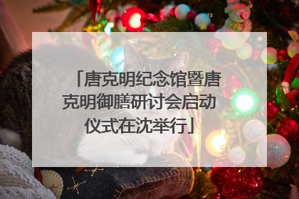 唐克明纪念馆暨唐克明御膳研讨会启动仪式在沈举行