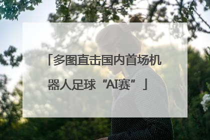 多图直击国内首场机器人足球“AI赛”
