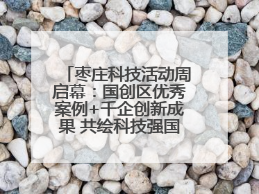 枣庄科技活动周启幕：国创区优秀案例+千企创新成果 共绘科技强国枣庄画卷
