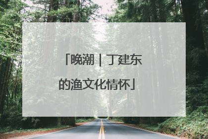 晚潮｜丁建东的渔文化情怀