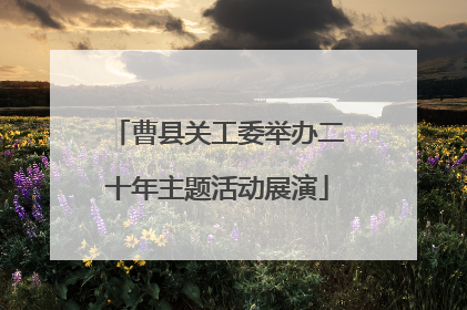 曹县关工委举办二十年主题活动展演