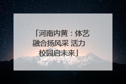河南内黄：体艺融合扬风采 活力校园启未来