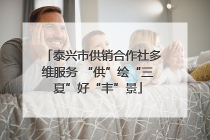 泰兴市供销合作社多维服务 “供”绘“三夏”好“丰”景