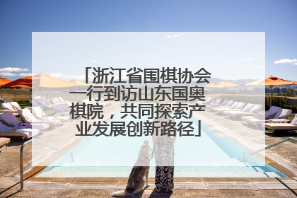 浙江省围棋协会一行到访山东国奥棋院，共同探索产业发展创新路径