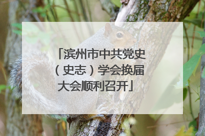 滨州市中共党史（史志）学会换届大会顺利召开