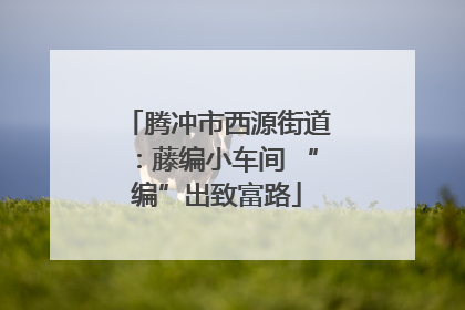 腾冲市西源街道：藤编小车间 “编”出致富路