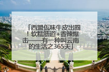 西盟佤味牛皮出圈！软糯筋道+香辣爆击——有一种叫云南的生活之365天