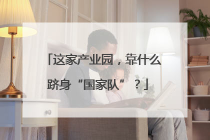 这家产业园，靠什么跻身“国家队”？