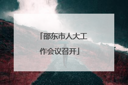 邵东市人大工作会议召开