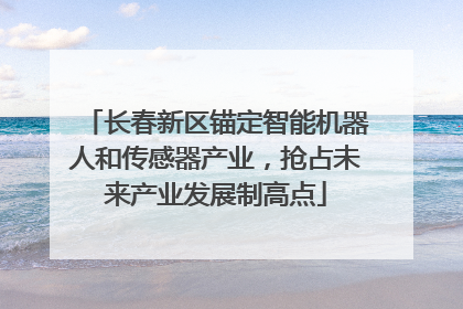 长春新区锚定智能机器人和传感器产业，抢占未来产业发展制高点