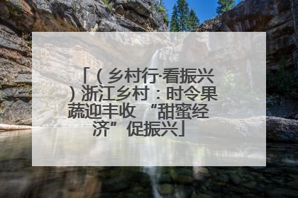 （乡村行·看振兴）浙江乡村：时令果蔬迎丰收 “甜蜜经济”促振兴