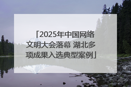 2025年中国网络文明大会落幕 湖北多项成果入选典型案例