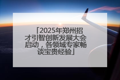 2025年郑州招才引智创新发展大会启动，各领域专家畅谈宝贵经验